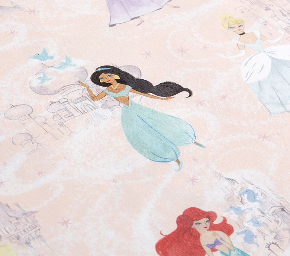 Disney® Princess Castles Organic Duvet Cover & Shams Pottery Barn Kids UK